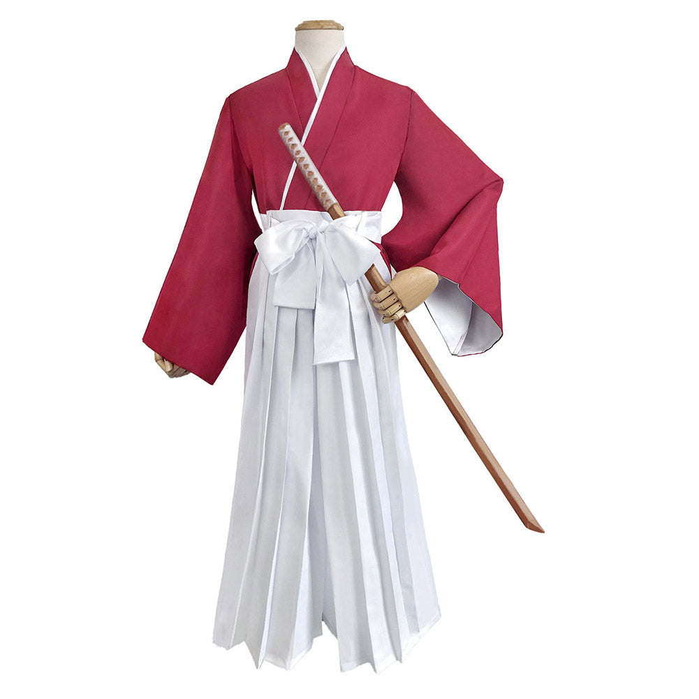 Rurouni Kenshin Himura Kenshin Cosplay Costume Outfits Halloween Carnival Suit