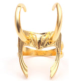 Loki Cosplay Helmet Golden Ring Costume