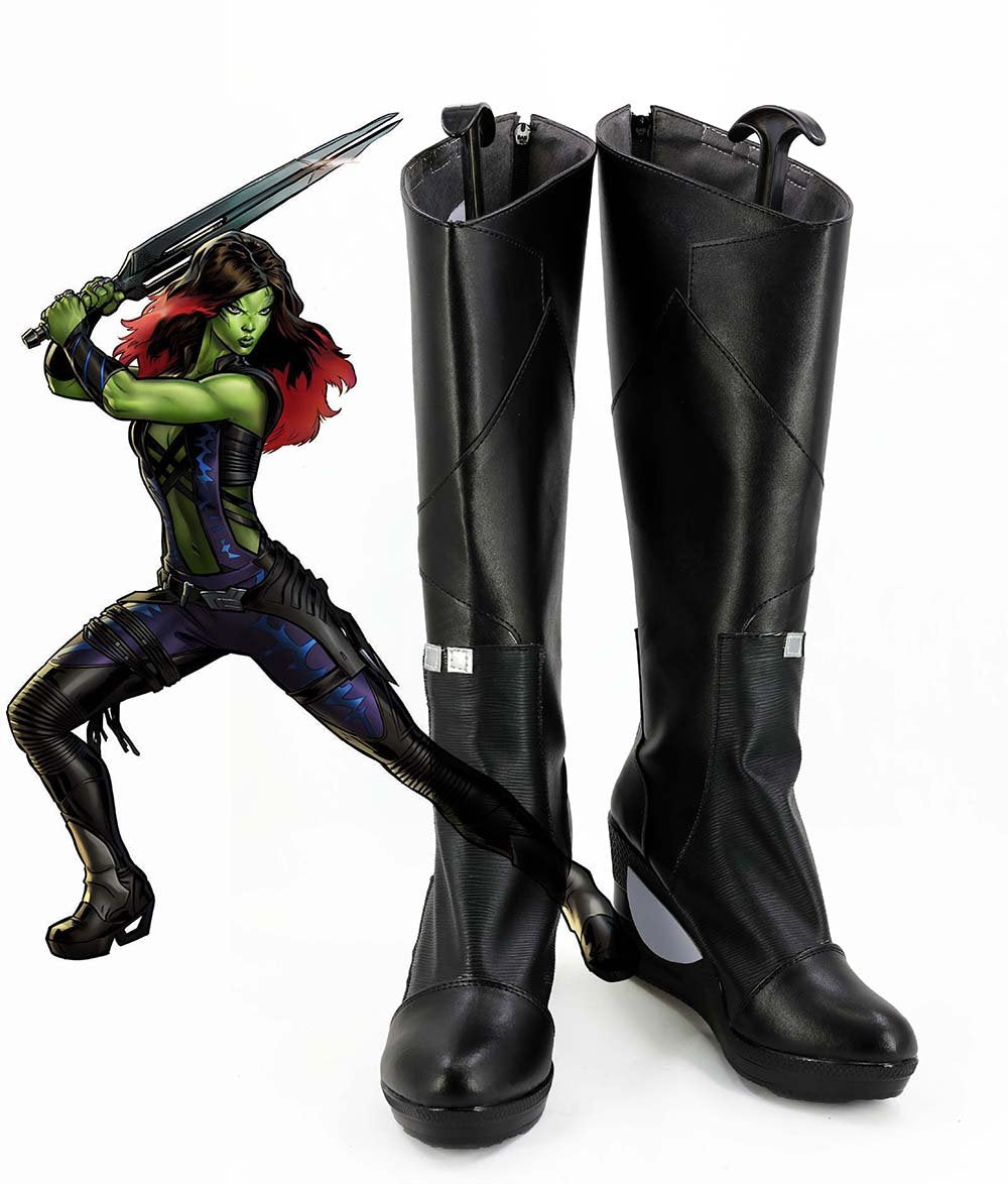 Guardians of the Galaxy 2 Gamora Outfit Suit Halloween Cosplay Costume Red