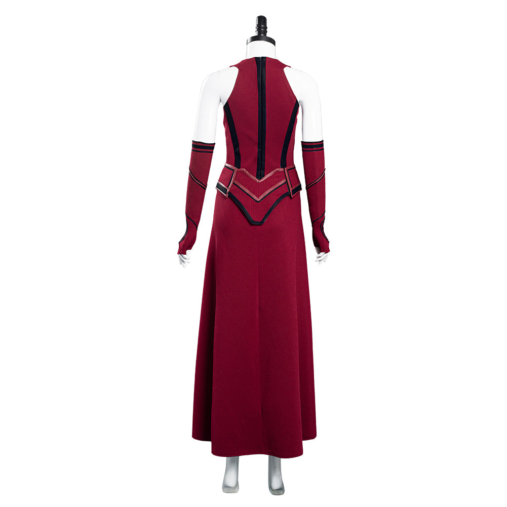 Wandavision Halloween Carnival Suit Scarlet Witch Cosplay Costume Outfits