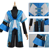 Genshin Impact Scaramouche/Wanderer Cosplay Coatume Top Pants Outfits Halloween Carnival Suit