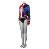 Suicide Squad Halloween Carnival Suit Harleen Quinzel Cosplay Costume T-shirt Pants Outfits