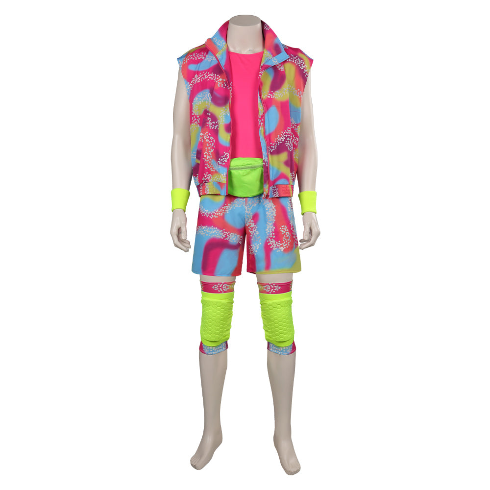 Barbie Movie 2023 Ken Beachwear Rollerblade Outfits Cosplay Costume Halloween Carnival Suit