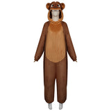 Zootopia+ Duke Weaselton Cosplay Costume Jumpsuit Pajamas Sleepwear Halloween Carnival Suit