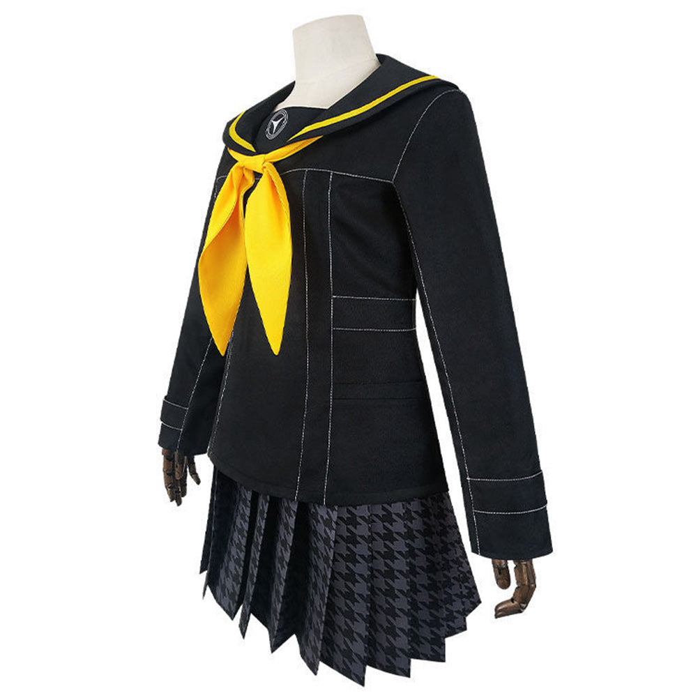 Persona 4 Halloween Carnival Suit Kujikawa Rise Cosplay Costume Women School Uniform Dress Outfits