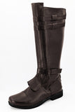 Anakin Skywalker Brown Boots Cosplay Shoes
