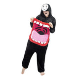 Anime Spirited Away Cute No Face Man Cosplay Costume Jumpsuit Sleepwear Outfits Halloween Carnival Suit