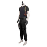 Resident Evil 4 Remake - Leon S.Kennedy Cosplay Costume Coat Pants Gloves Outfits Halloween Carnival Suit