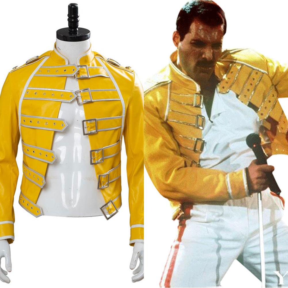 Freddie Mercury Action Figure (Yellow Jacket) - RockArt Freddie Mercury Action Figure (Yellow Jacket) - RockArt