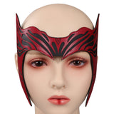 Doctor Strange in the Multiverse of Madness - Scarlet Witch Mask Cosplay PU Masks Helmet Masquerade Halloween Party Costume Props