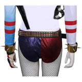 Suicide Squad Halloween Carnival Suit Harleen Quinzel Cosplay Costume T-shirt Pants Outfits