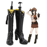 Final Fantasy VII Remake Tifa Lockhart Boots Cosplay Shoes Halloween Costumes Accessory