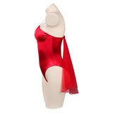 Wanda Maximoff and The Vision：Scarlet Witch Sexy Swimsuit Cosplay Costumes Swimwear Cloak Outfits Halloween Carnival Suit cossky®