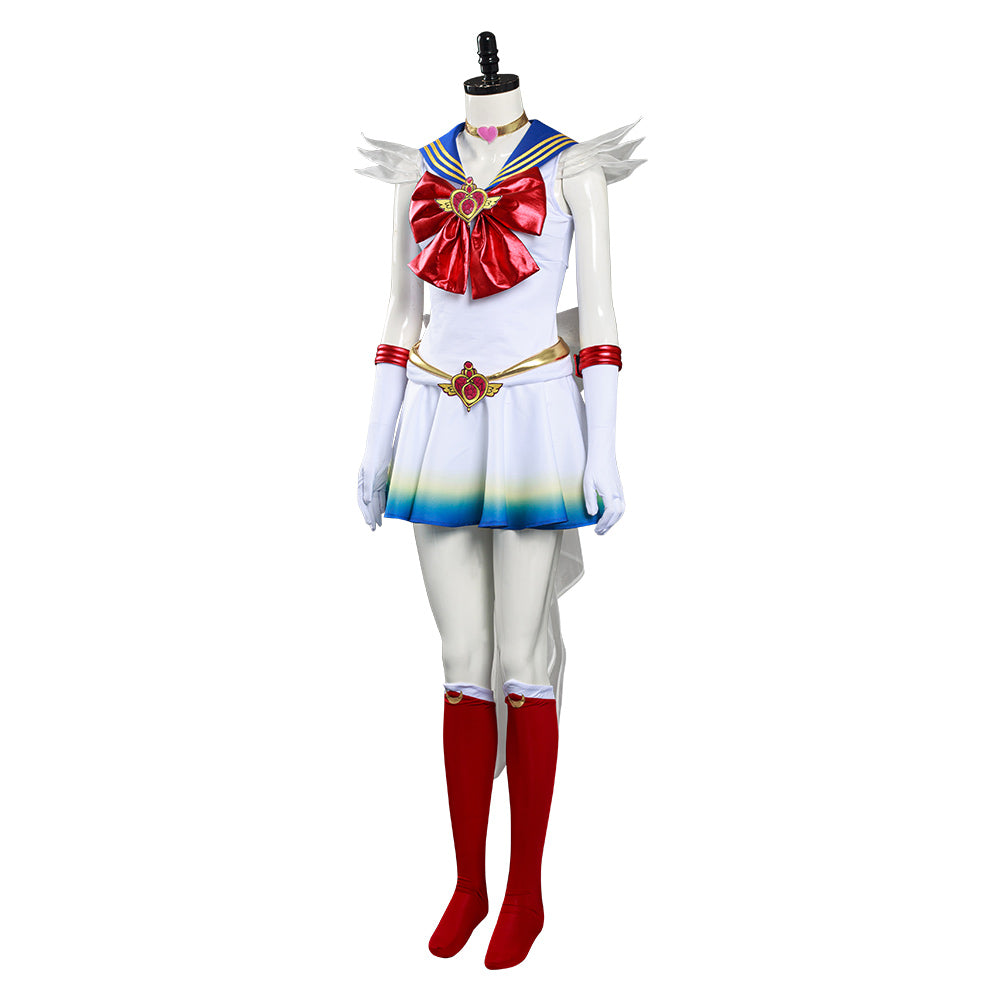 Sailor Moon Halloween Carnival Costume Eternal Tsukino Usagi Cosplay Costume Dress Outfits