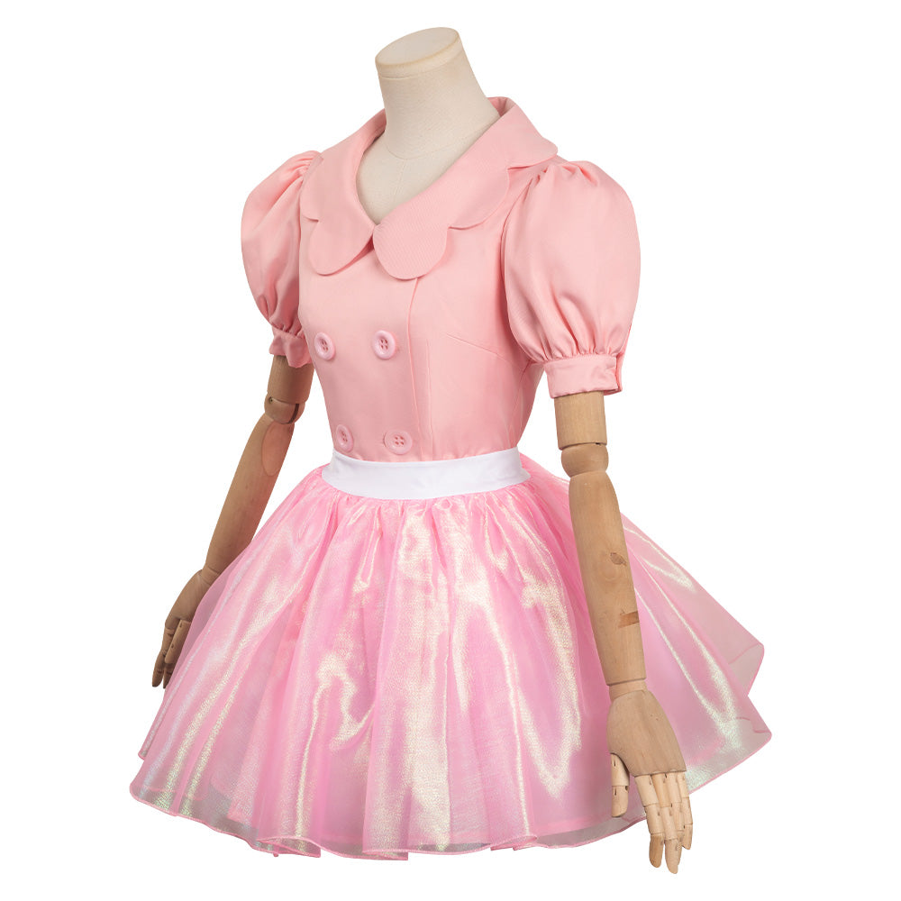 Barbie Pink Yarn Skirt Cosplay Costume Outfits Halloween Carnival Suit