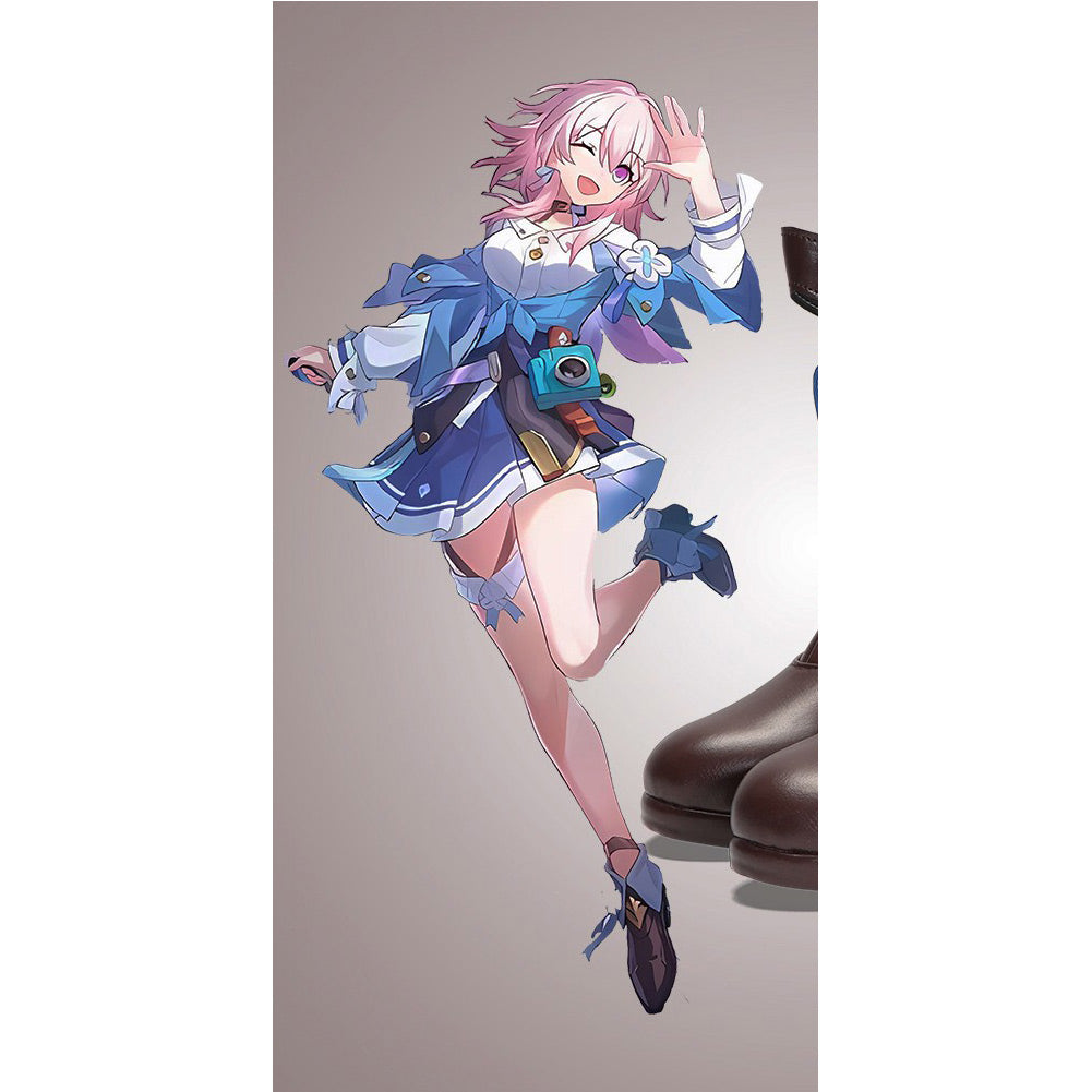 Honkai: Star Rail March 7th Cosplay Shoes Boots Halloween Carnival Costumes Accessory