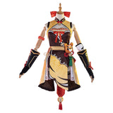 Game Genshin Impact Halloween Carnival Costume Xiangling Cosplay Costume Outfits