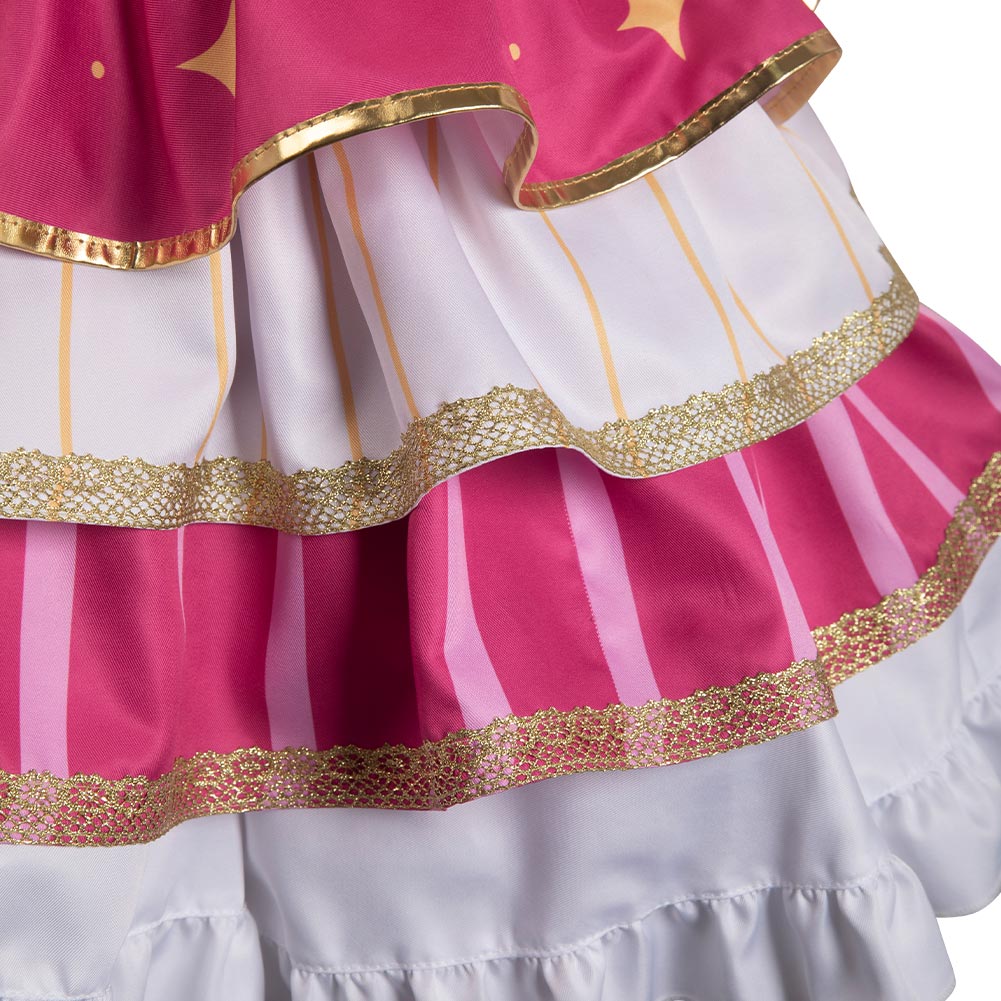 Oshi No Ko My Idol's Child Pink Singing Outfits Hoshino Ai Cosplay Costume Halloween Carnival Suit