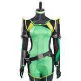 Valorant Halloween Carnival Outfit Viper Cosplay Costume Women Jumpsuit Romper Suit