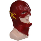 The Flash Barry Allen Mask Cosplay Latex Masks Helmet Masquerade Halloween Party Costume Props