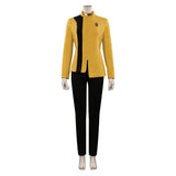 Star Trek: Discovery S4 Cosplay Costume Yellow Women Uniform Outfits Halloween Carnival Suit