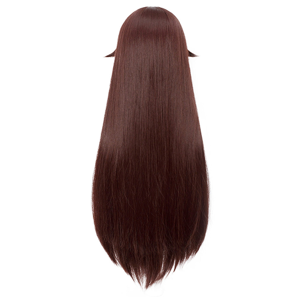 Genshin Impact AmberCosplay Wig Heat Resistant Synthetic Hair Carnival Halloween Party Props