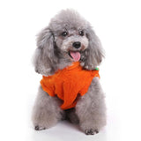 Pet Halloween Costumes Funny Pumpkin Cosplay Fleece Hoodie Coat Clothes Warm Jumpsuit Outfit Apparel
