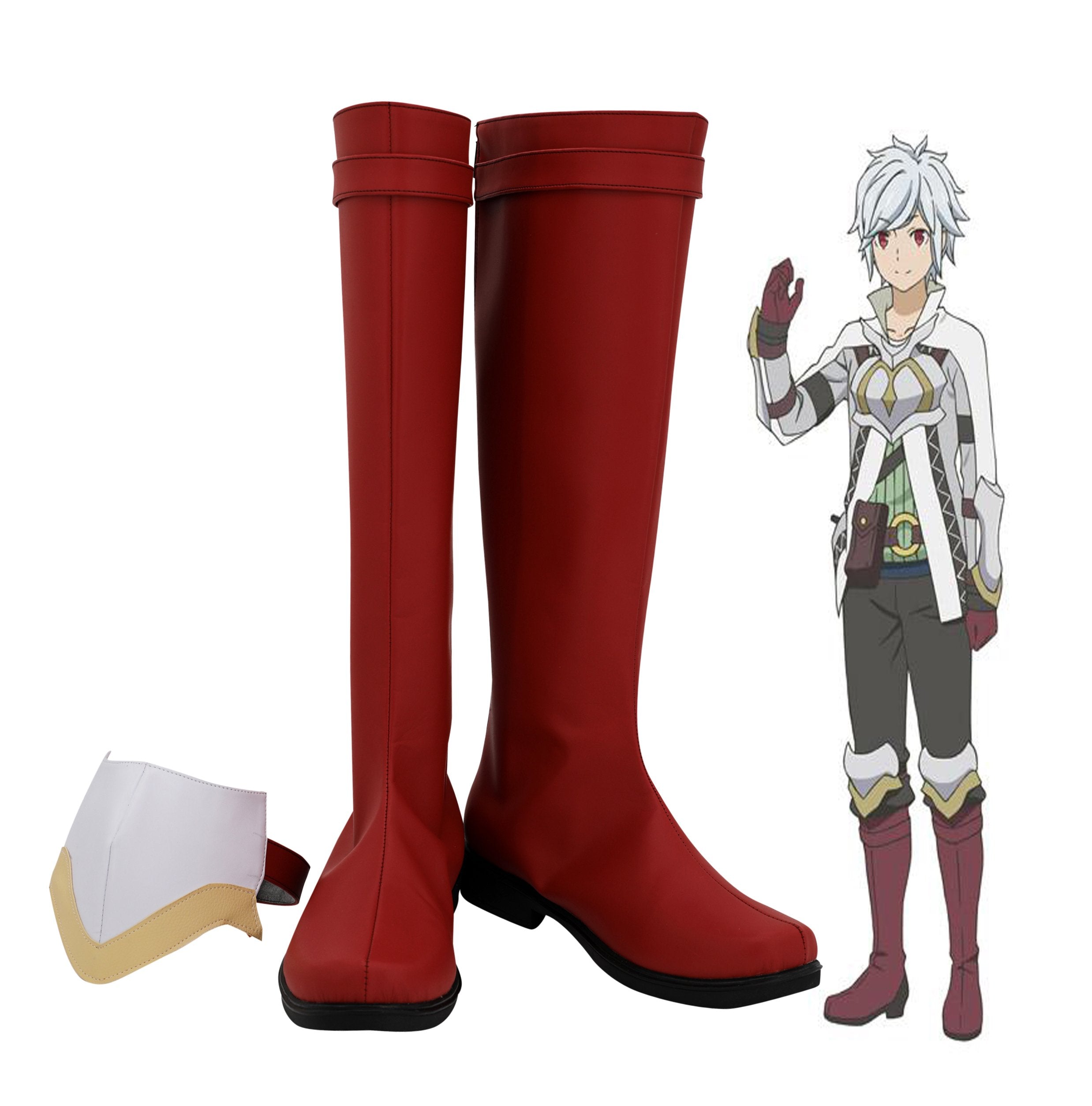 Is It Wrong to Try to Pick up Girls in a Dungeon? Bell Cranel Cosplay Shoes
