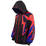 Spider Man: Across The Spider Verse Spider-Man 2099 Hoodie Cosplay Costume Halloween Carnival Suit