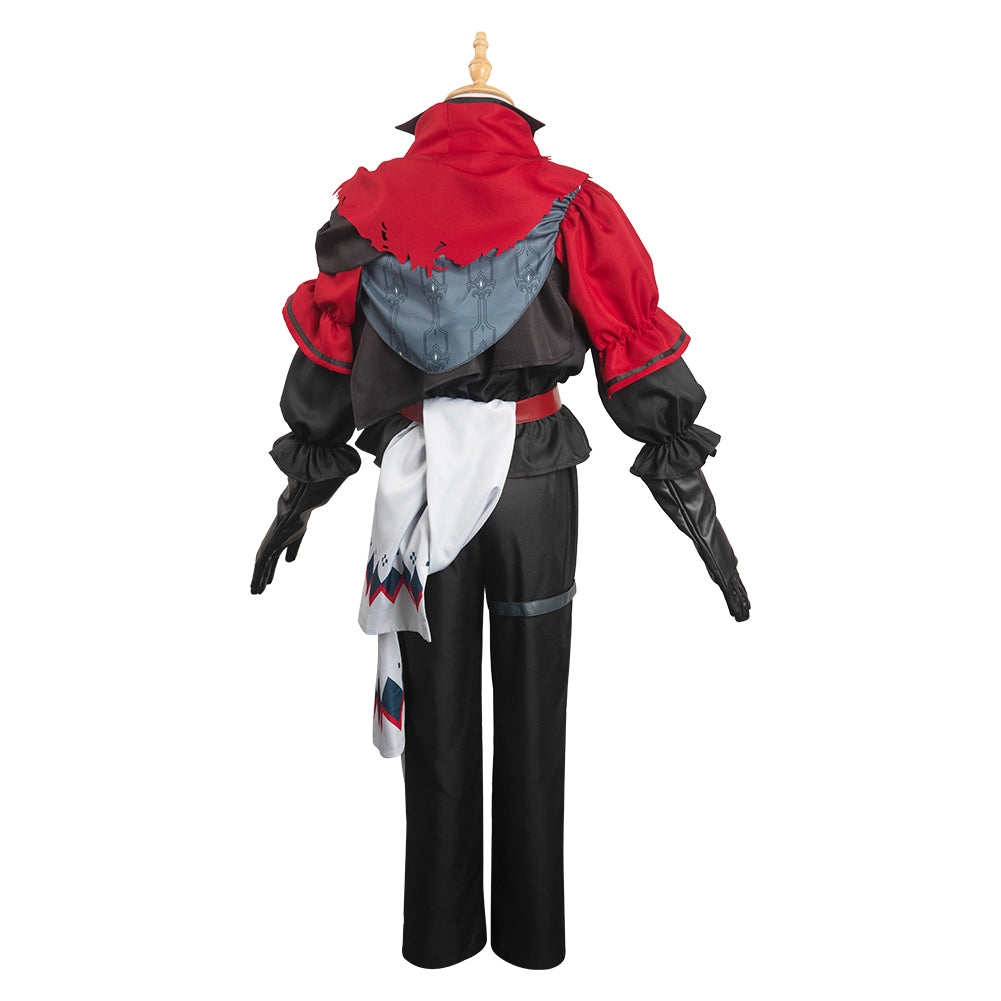 Final Fantasy XVI FF16 Joshua Cosplay Costume Black Red Outfits Halloween Carnival Suit
