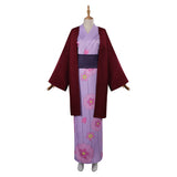 Demon Slayer Kanroji Mitsuri Cosplay Costume Kimono Outfits Halloween Carnival Suit