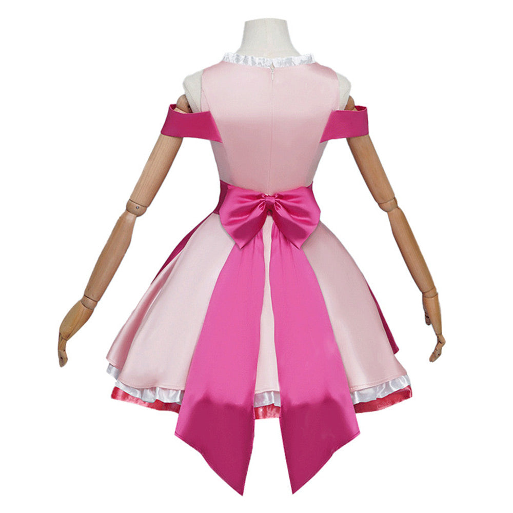 Oshi No Ko My Idol's Child Hoshino Rubii Cosplay Costume Pink Dress Outfits Halloween Carnival Suit
