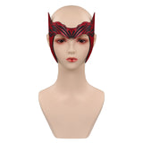 Doctor Strange in the Multiverse of Madness - Scarlet Witch Mask Cosplay PU Masks Helmet Masquerade Halloween Party Costume Props