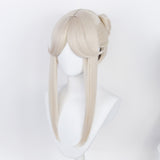 Genshin Impact NingguangCosplay Wig Heat Resistant Synthetic Hair Carnival Halloween Party Props