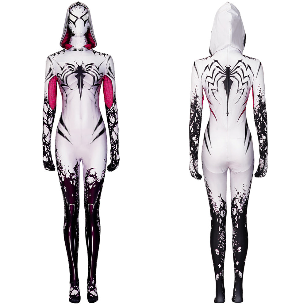 Gwen Stacy Anti-Venom Serum Cosplay Costume Jumpsuit Outfits Halloween Carnival Suit