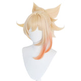 Genshin Impact- Yoimiya Cosplay Wig Heat Resistant Synthetic Hair Carnival Halloween Party Props