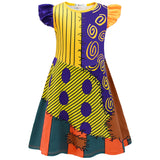 Kids Girls The Nightmare Before Christmas Sally Cosplay Costume Dress Bag  Outfits Halloween Carnival Suit