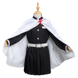 Demon Slayer: Kimetsu no Yaiba Halloween Carnival Suit Tsuyuri Kanawo Cosplay Costume Kids Girls Skirt Cloak Outfit
