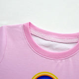 Kids Children Peach Cosplay Costume Outfits Halloween Carnival Party Suit