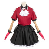 Oshi No Ko My Idol's Child Arima Kana Red Singing Outfits Cosplay Costume Halloween Carnival Suit