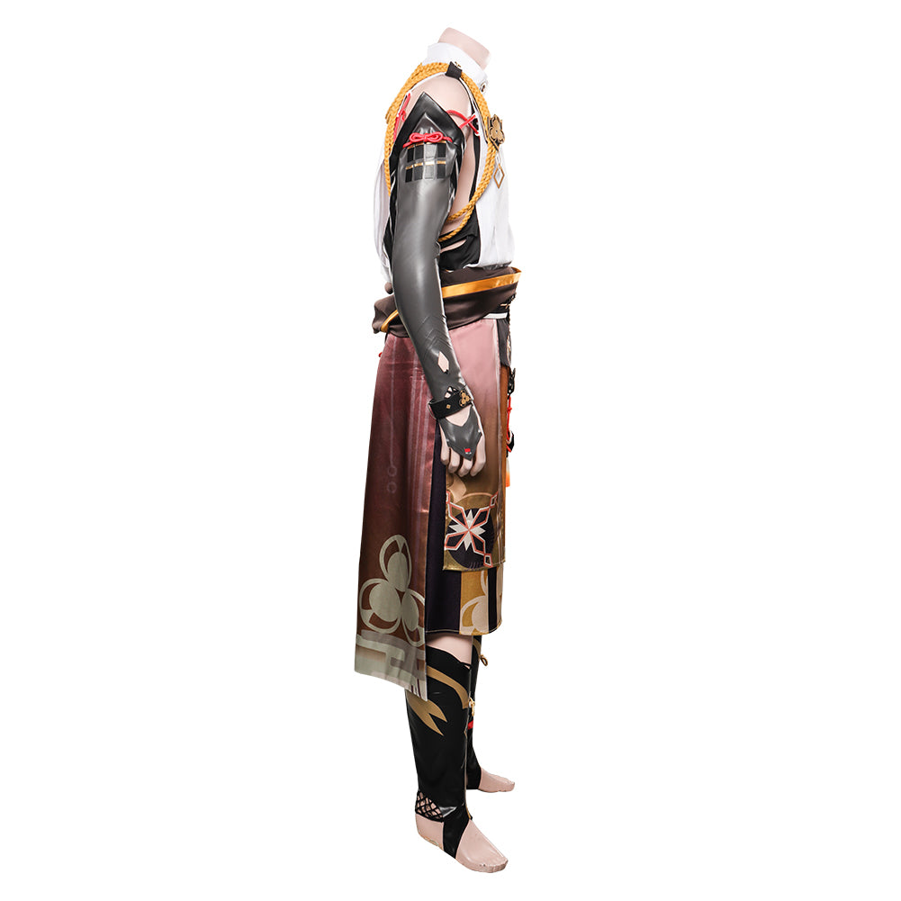 Genshin Impact Shikanoin Heizou Cosplay Costume Coat Pants Outfits  Halloween Carnival Suit