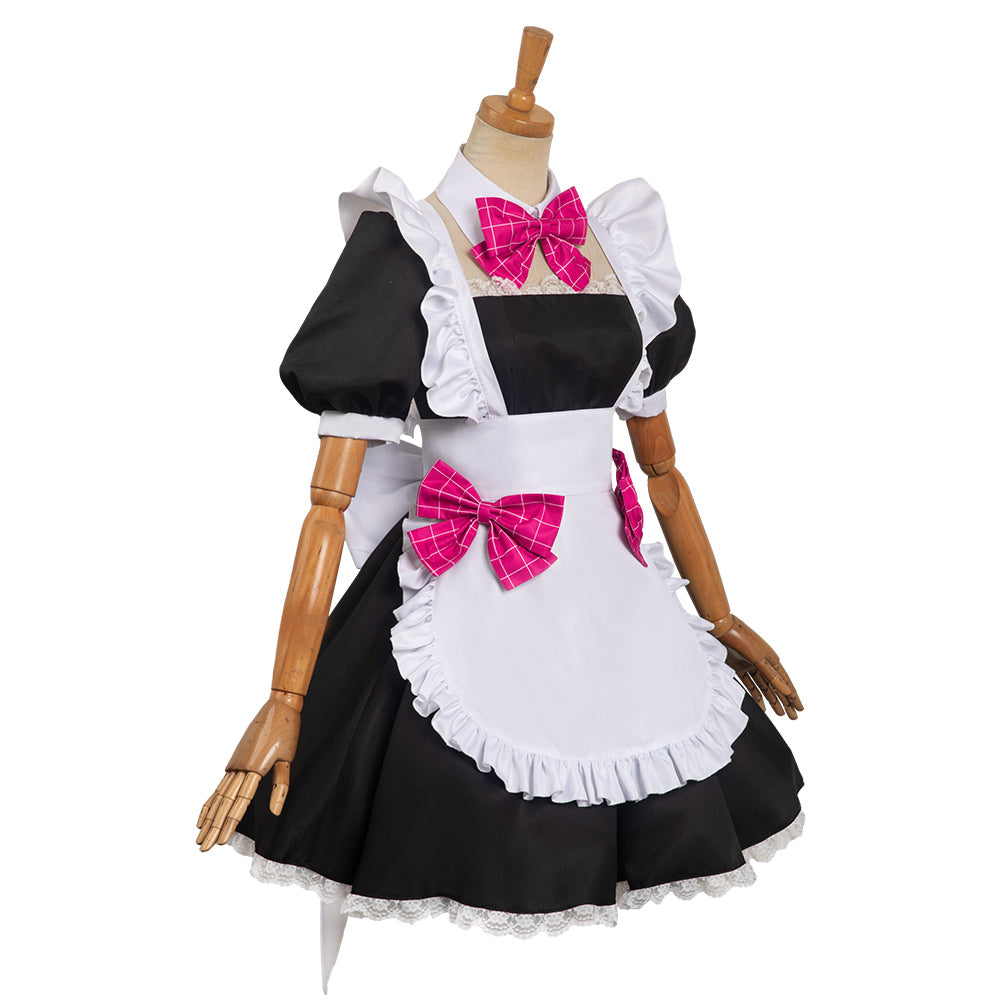 Oshi No Ko My Idol's Child Hoshino Ai Cosplay Costume Women Girls Maid Dress Outfits Halloween Carnival Suit