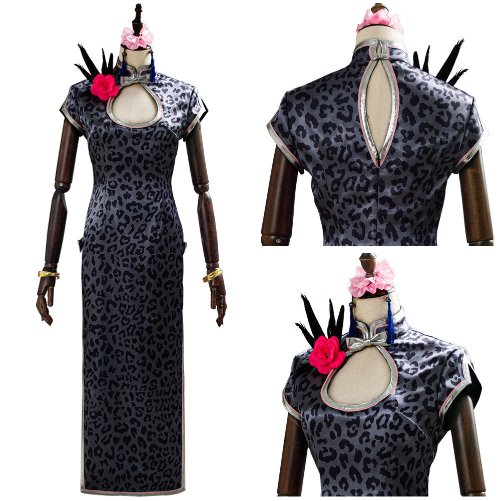 Tifa Lockhart Cheongsam Outfit Fantasy VII Remakes Cosplay Costume