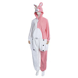 Danganronpa Dangan Ronpa Halloween Carnival Suit Monokuma and Monomi Cosplay Costume Jumpsuit Pajamas Sleepwear