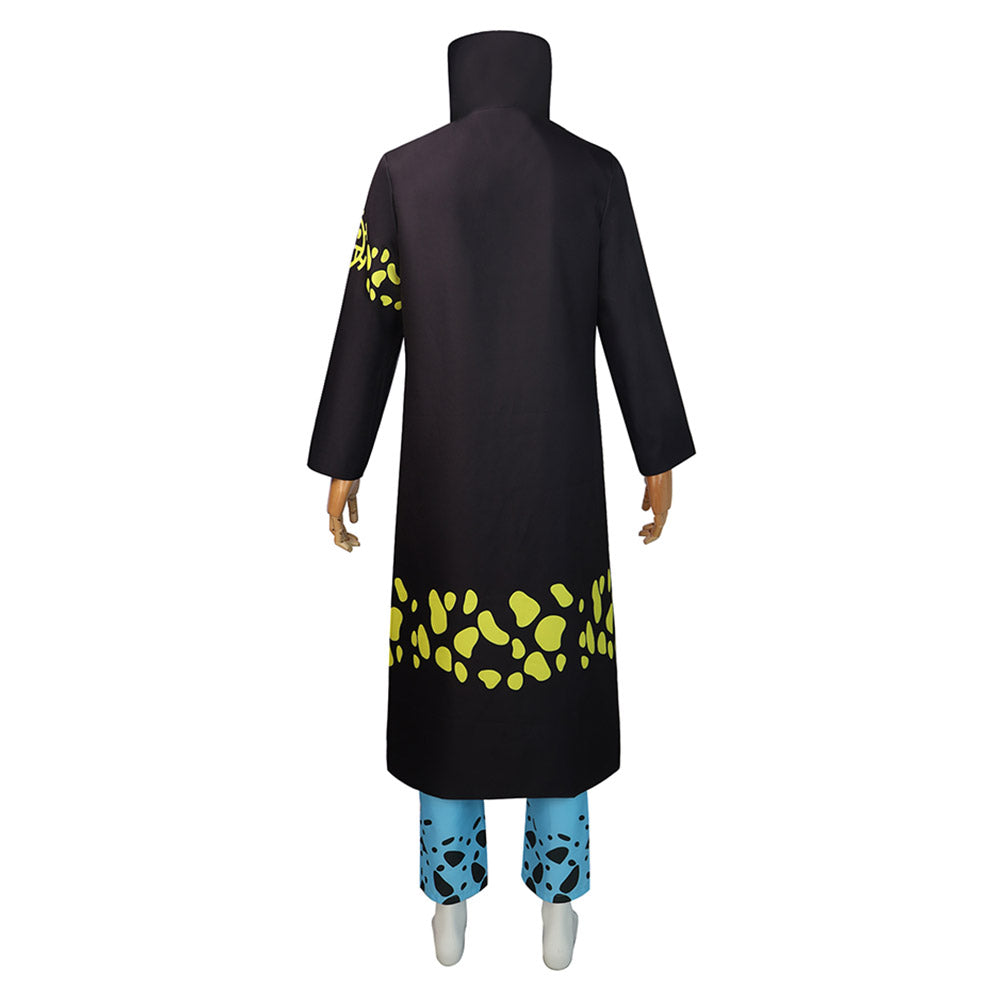 Trafalgar D. Water Law Women Blue Suit Party Carnival Halloween Cosplay Costume