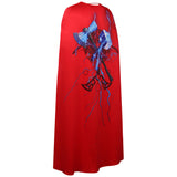 Thor: Love and Thunder Thor Cosplay Costume Cloak Only Outfits Halloween Carnival Suit
