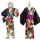 Demon Slayer Uzui Tengen Summer Kimono Outfits Halloween Carnival Suit