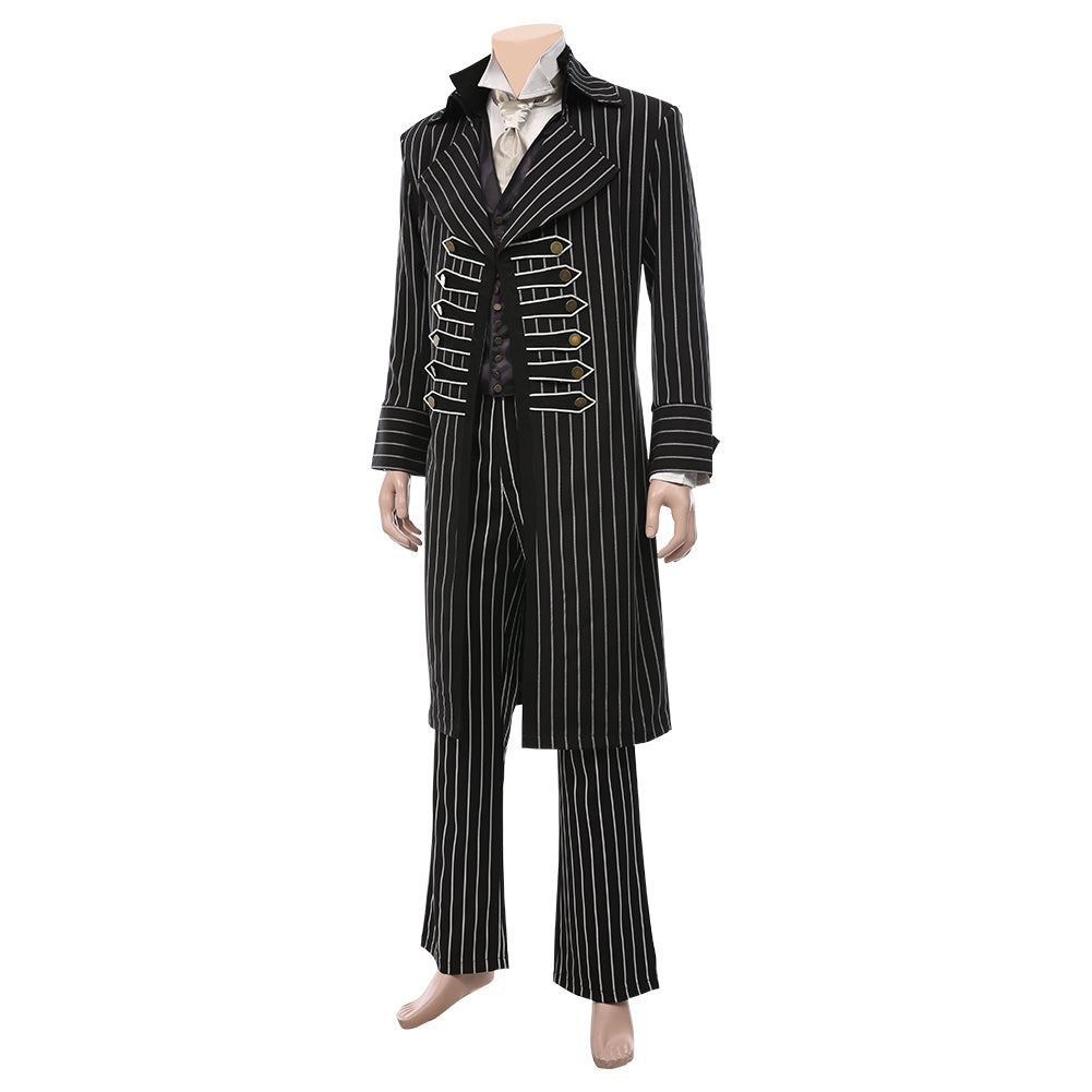 Lemony Snicket‘s A Series of Unfortunate Events Halloween Carnival Suit Count Olaf Cosplay Costume Men Coat Pants Outfits