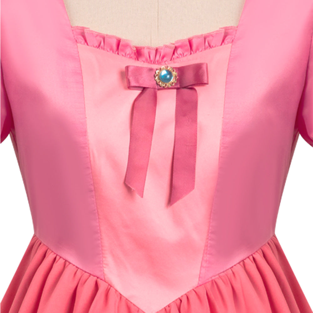 The Super Mario Bros. Movie Princess Peach Original Design Dress Cospl