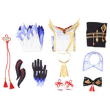 Game Genshin Impact Halloween Carnival Suit GanYu Cosplay Costume Jumpsuit Outfits